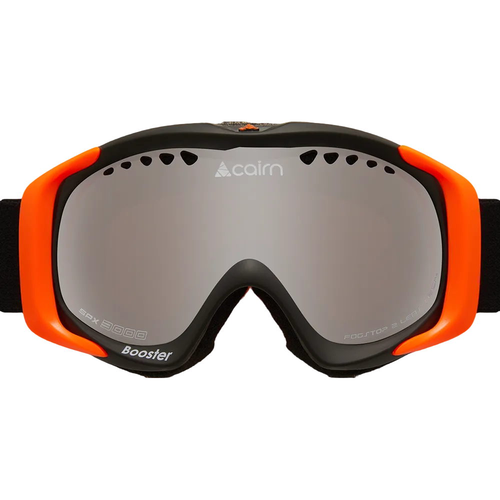 Ski Goggles - Cairn Booster Mat Black Neon Orange