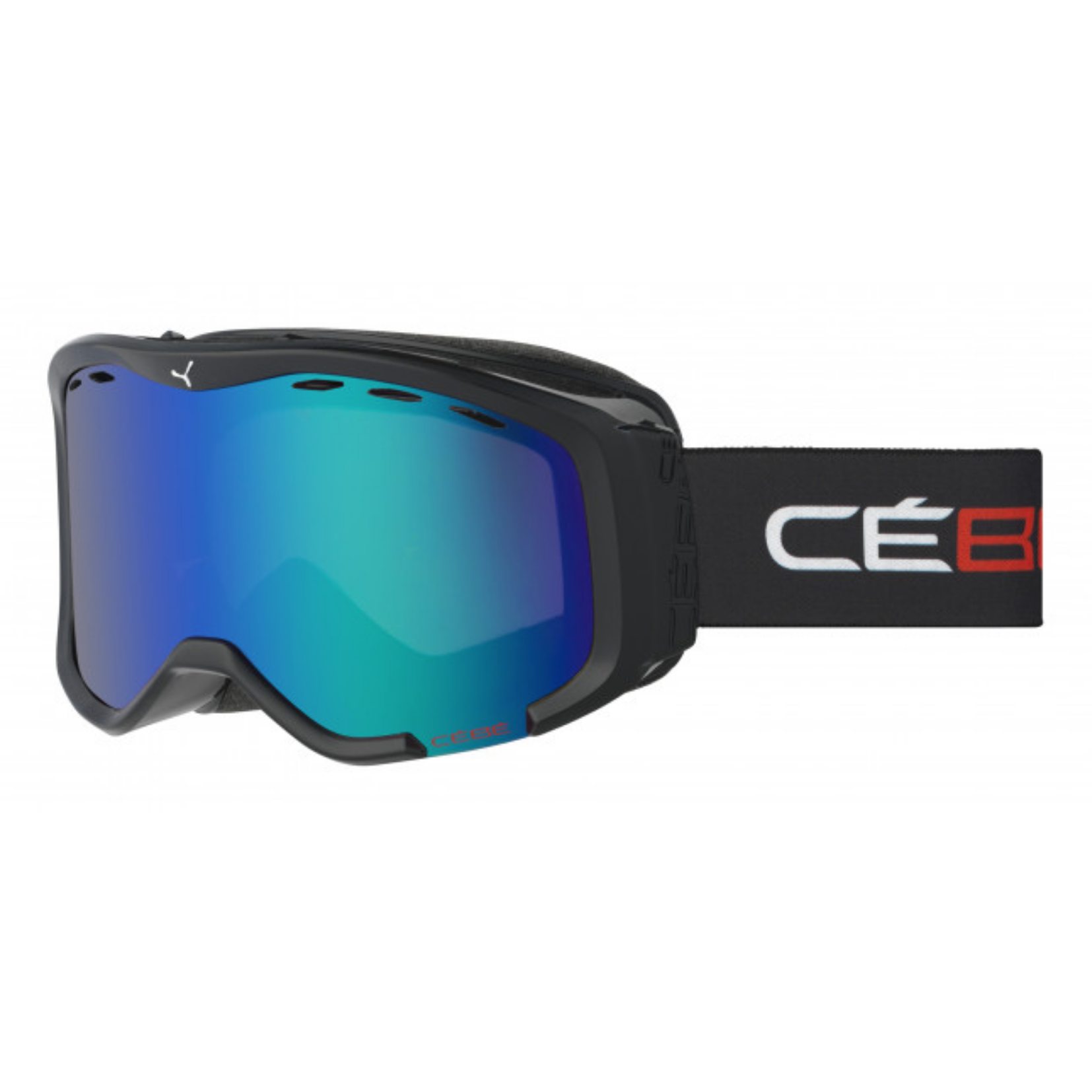 Ski Goggles Cebe Cheeky OTG Over the Glasses Black Red Brown Flash Blue