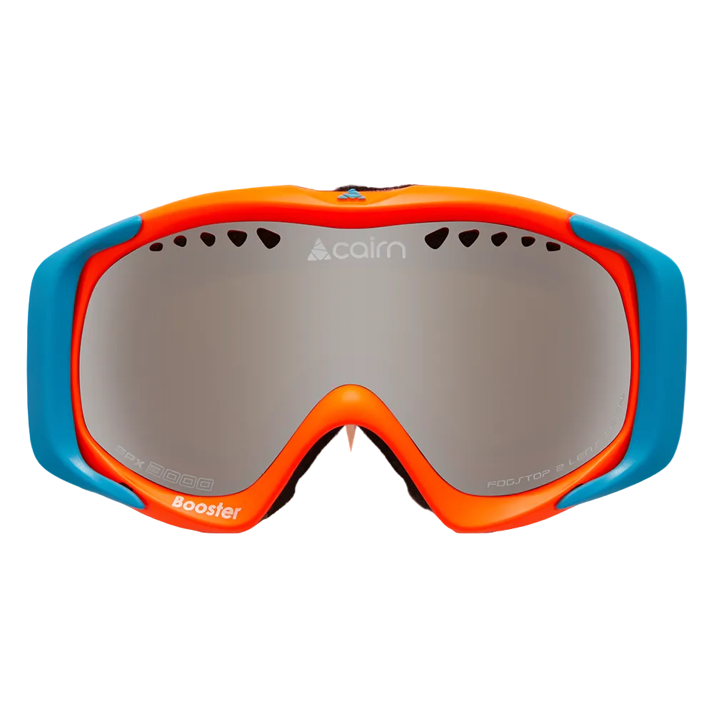Ski Goggles - Cairn Booster Neon Orange Neon Blue