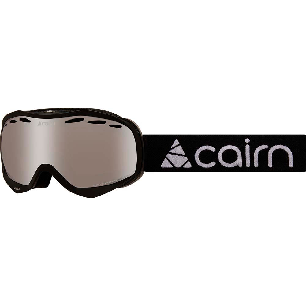 Ski Goggles - Cairn Speed Mat Black / Silver Mirror Lens SPX 3000