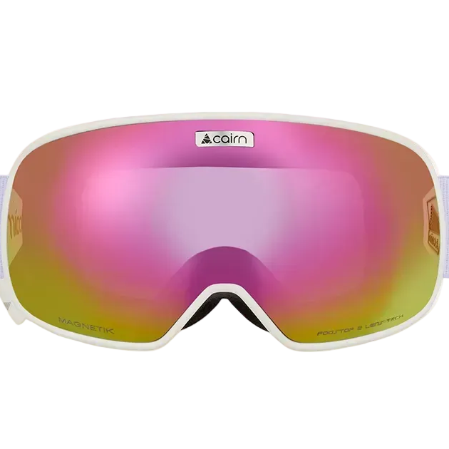 Spare Goggle Lens only for Cairn Magnetik - Pink Mirror for sunny conditions