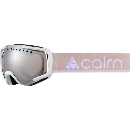 Ski Goggles - Cairn Next Shiny White Powder Pink SPX3