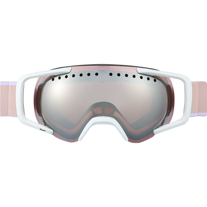 Ski Goggles - Cairn Next Shiny White Powder Pink SPX3