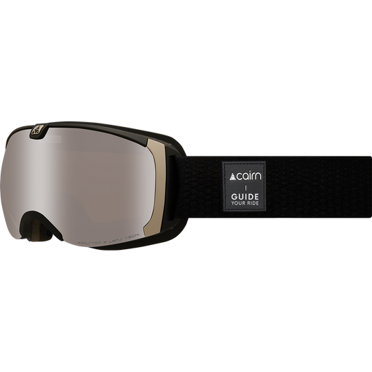 Ski Goggles - Cairn Pearl Mat Black / Silver Mirror SPX 3000