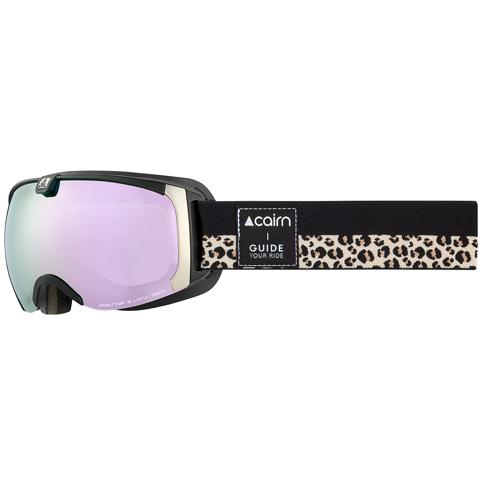 Ski Goggles - Cairn Pearl Mat Black Leopard CLX3
