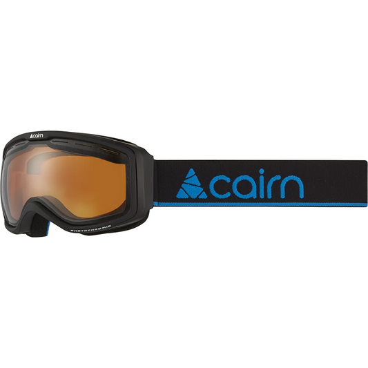 Ski Goggles - Cairn Funk OTG (Over the Glasses) Photochromic Mat Black Blue - Youth