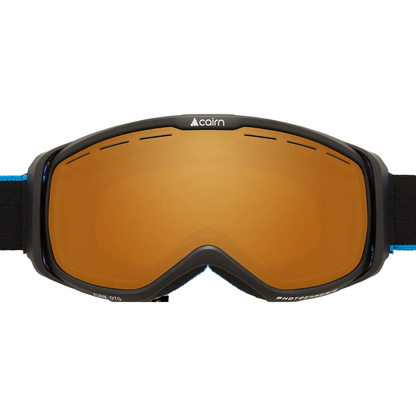 Ski Goggles - Cairn Funk OTG (Over the Glasses) Photochromic Mat Black Blue - Youth