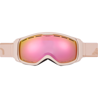 Ski Goggles - Cairn Funk OTG (Over the Glasses) SPX3 Mat Powder Pink - Youth