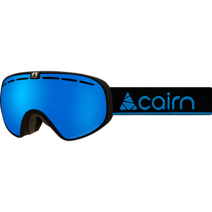 Ski Goggles - Cairn Spot OTG (Over the glasses) SPX3 Mat Black Blue Mirror
