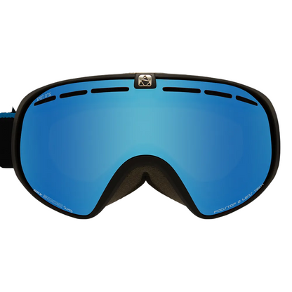 Ski Goggles - Cairn Spot OTG (Over the glasses) SPX3 Mat Black Blue Mirror