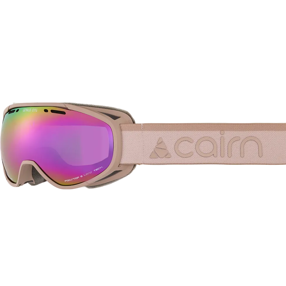 Ski Goggles - Cairn Genius OTG (Over the glasses) SPX3 Mat Powder Pink Latte