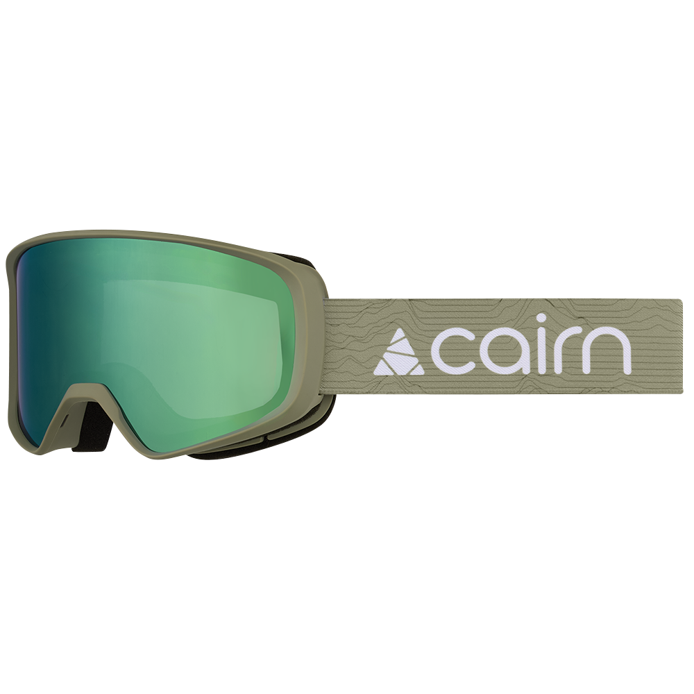 Ski Goggles - Cairn Glide Pure L CLX3 Mat Light Khaki