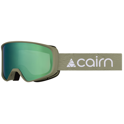Ski Goggles - Cairn Glide Pure L CLX3 Mat Light Khaki