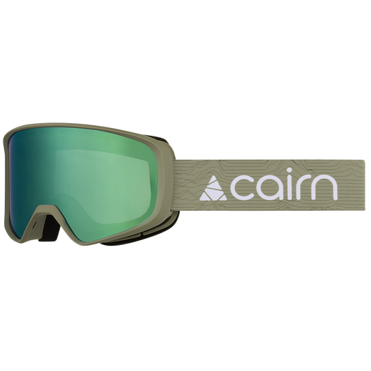 Ski Goggles - Cairn Glide Pure L CLX3 Mat Light Khaki