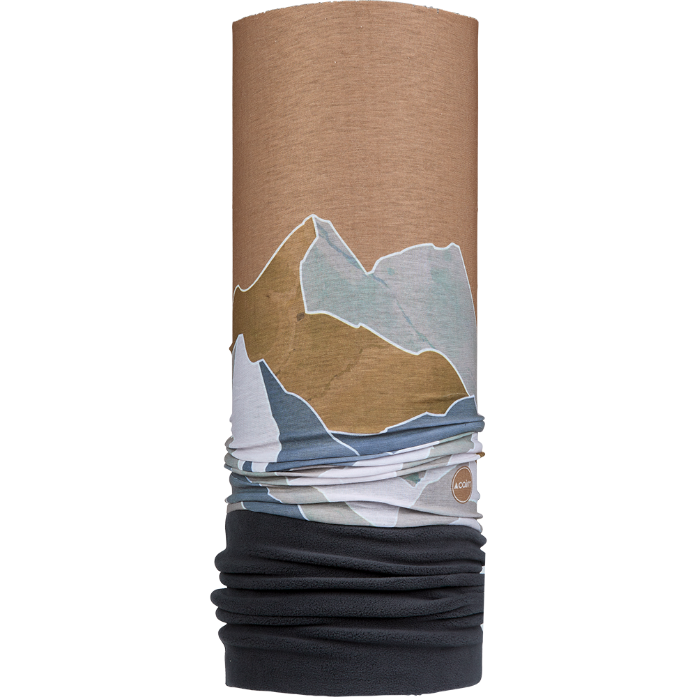 Neck Warmer - Cairn Polar Tube Coffee Mountain