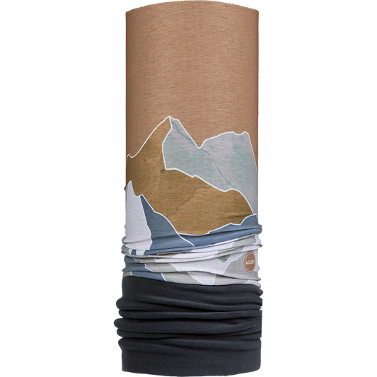 Neck Warmer - Cairn Polar Tube Coffee Mountain