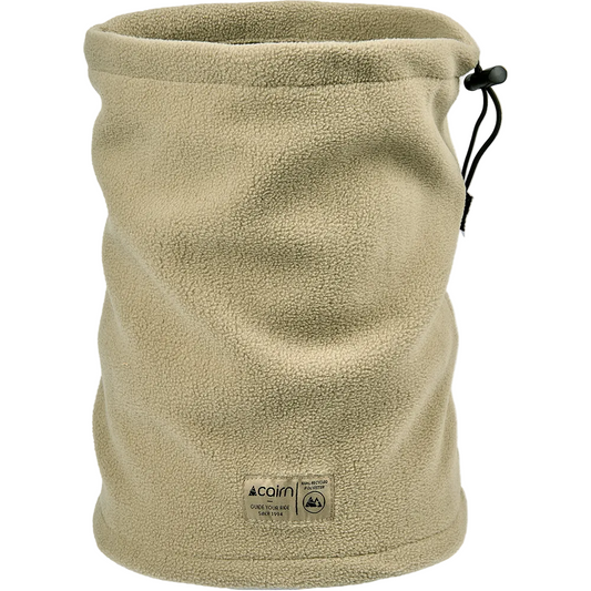 Neck Warmer - Cairn Polar Fleece Adjustable - Adult - Light Khaki