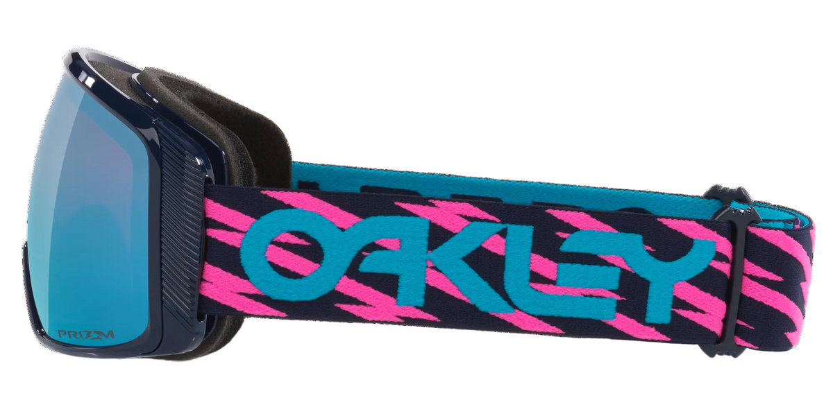 Ski Goggles - Oakley Flight Tracker M Snow - Prizm Sapphire Iridium Lense - Abyss Strap