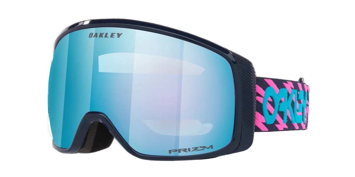 Ski Goggles - Oakley Flight Tracker M Snow - Prizm Sapphire Iridium Lense - Abyss Strap