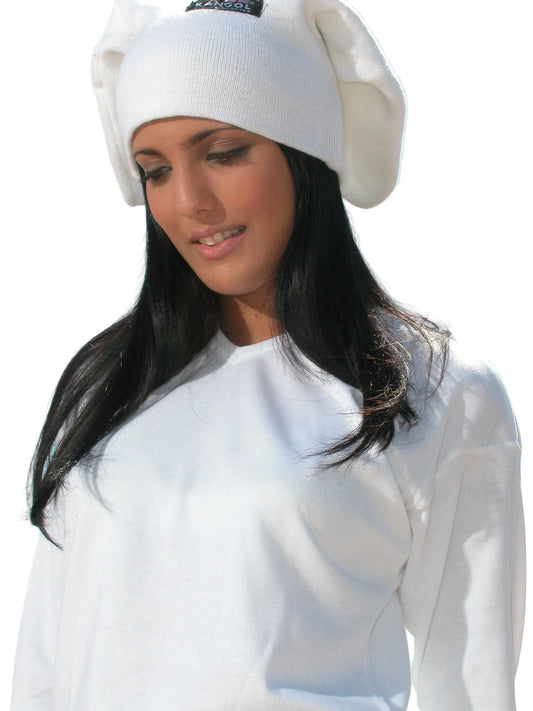Thermal Top - Mega Ski V-Neck Unisex Baselayer Adults and Kids - White and Navy