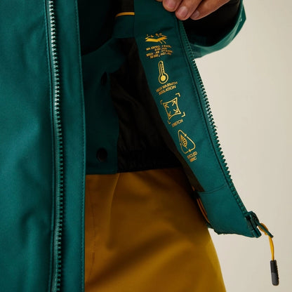 Ski Jacket - Dare2b Eagle Men's - Dark Sea/Pacific Green