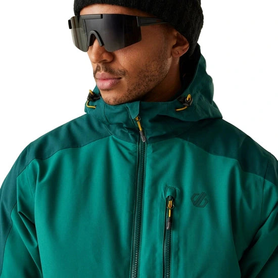 Ski Jacket - Dare2b Eagle Men's - Dark Sea/Pacific Green