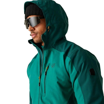 Ski Jacket - Dare2b Eagle Men's - Dark Sea/Pacific Green