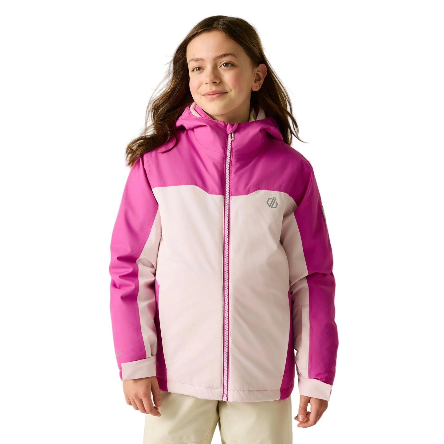 Ski Jacket - Dare2b Piste Kid's - Extreme Pink / Pink Haze