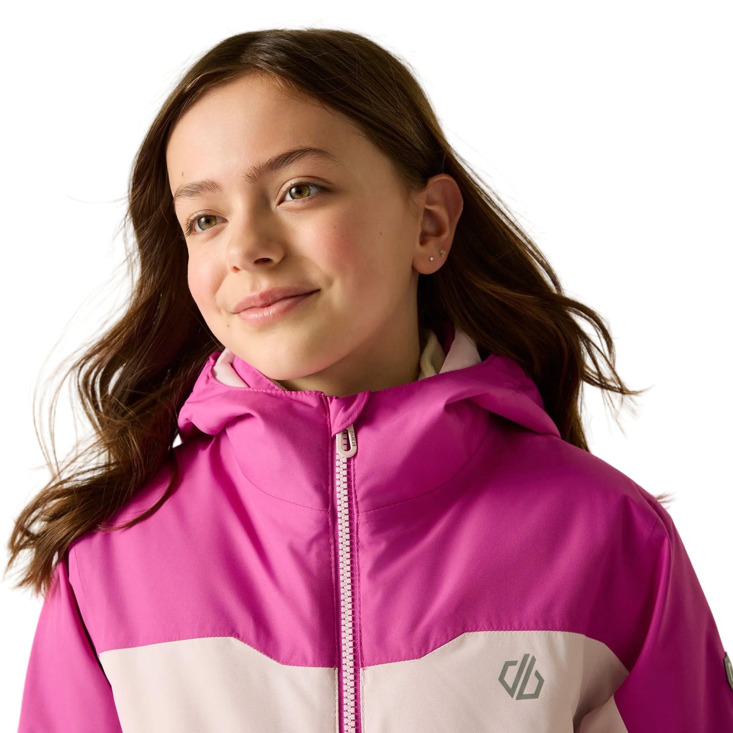 Ski Jacket - Dare2b Piste Kid's - Extreme Pink / Pink Haze