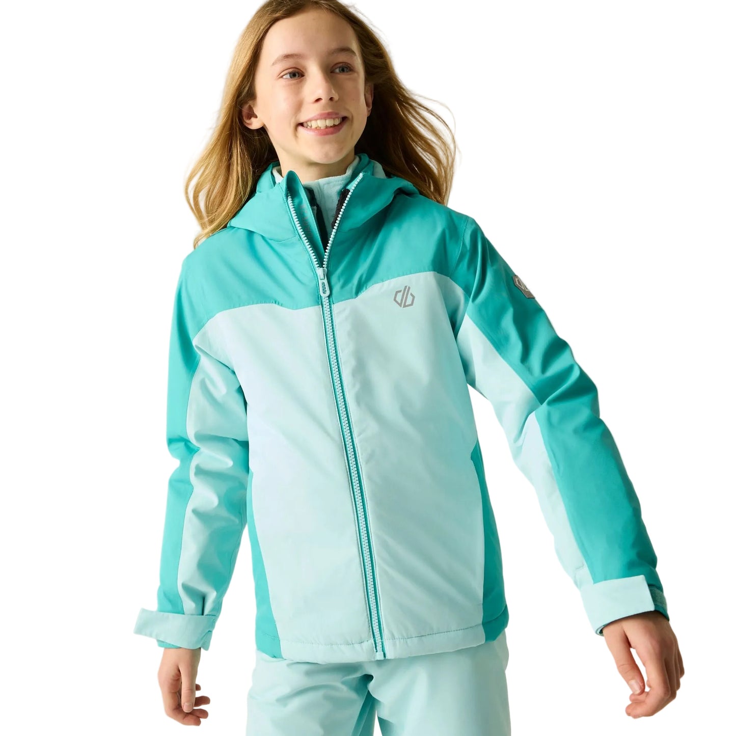 Ski Jacket - Dare2b Piste Kid's - Turquoise / Water Ballet