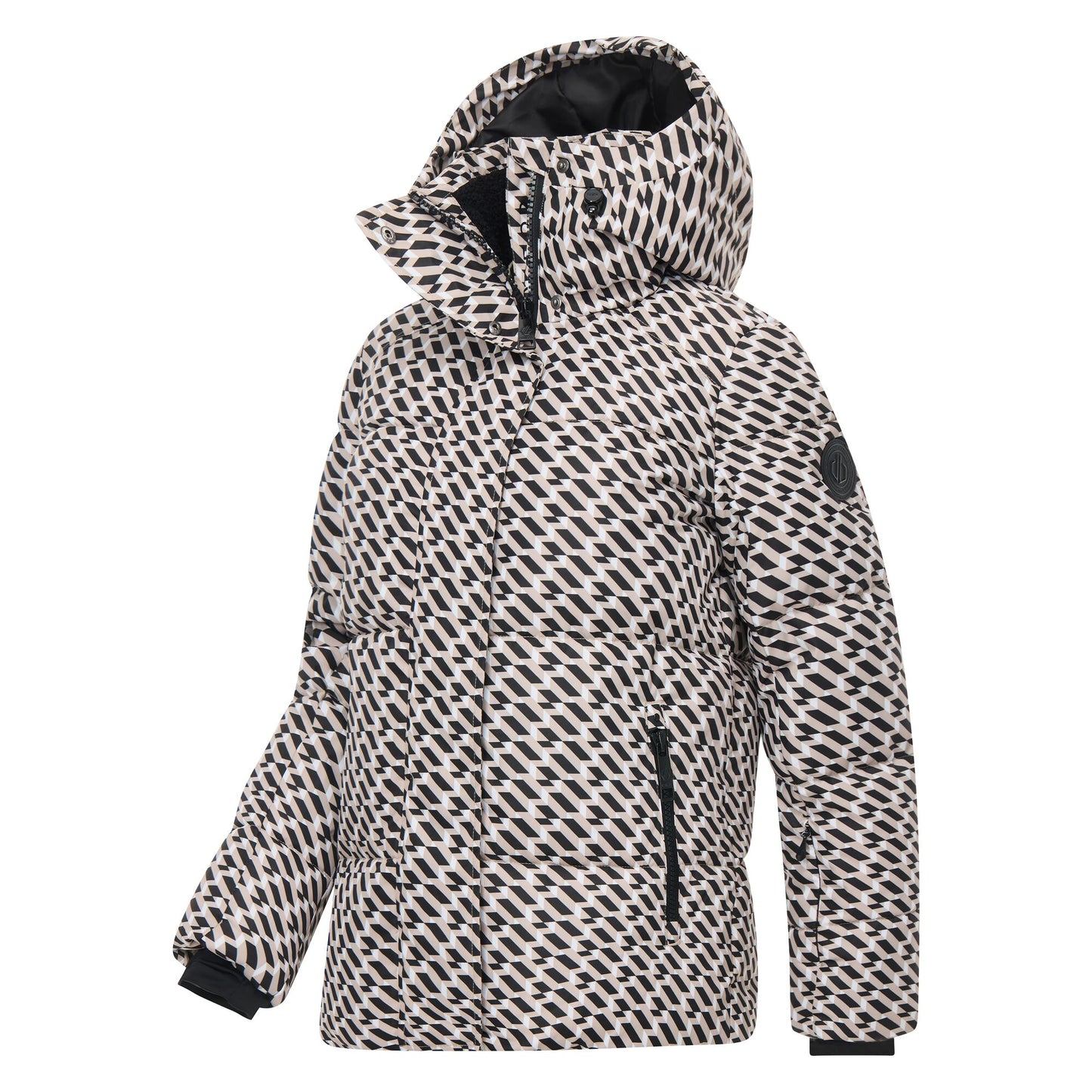 Ski Jacket – Dare2B Allure Ladies – White Pepper Geo Print