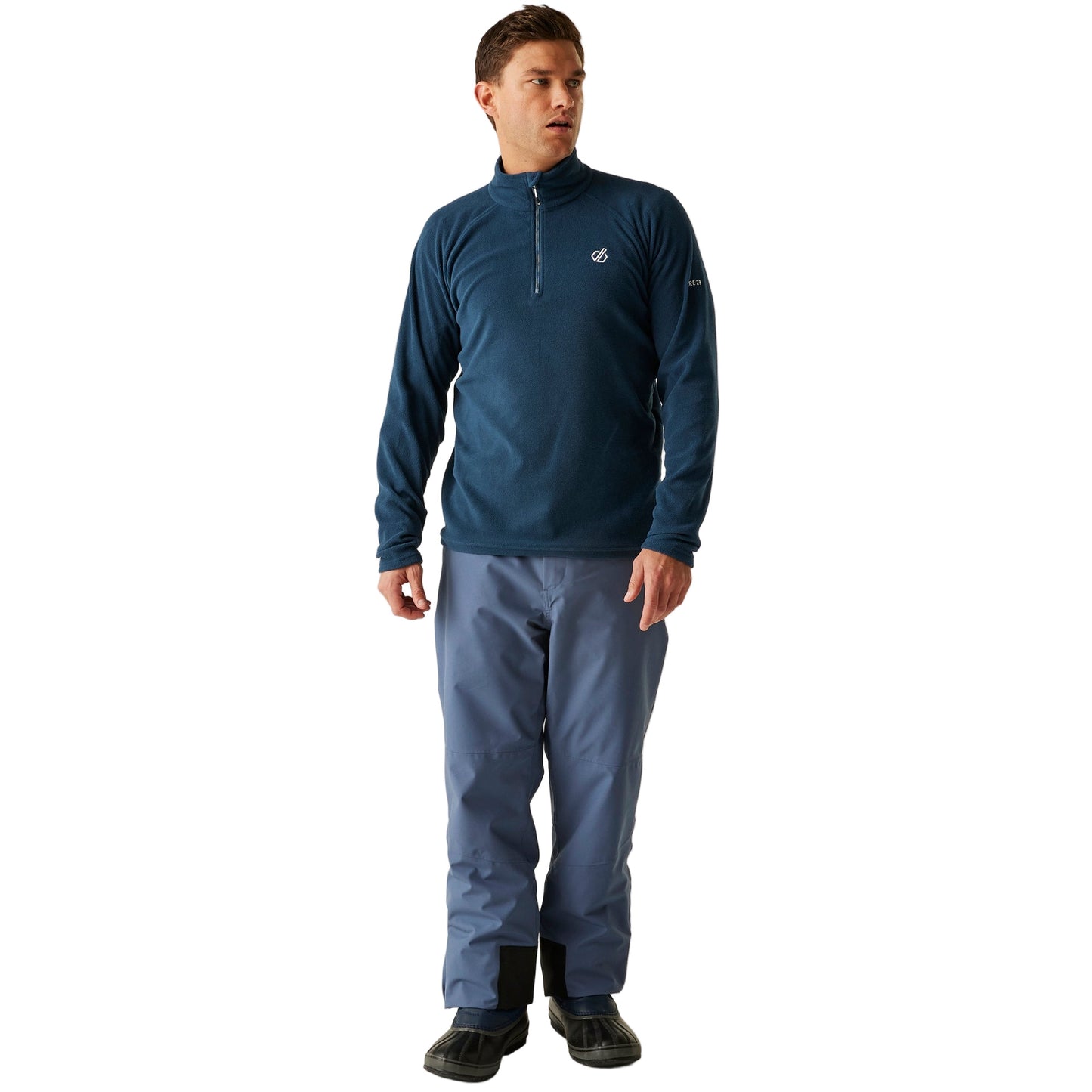 Fleece Thermal Ski Top - Dare2b  Men's Freethink II Half Zip - Moonlight Denim